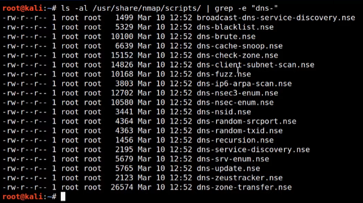 Nmap scripts